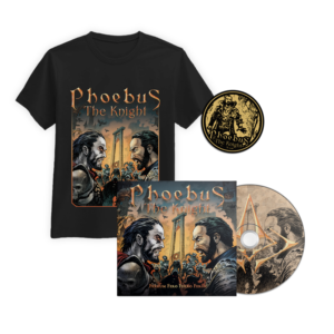 Phoebus The Knight – Ferrum Ferro Ferro Feror – CD, Patch & T-shirt Pack
